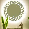 Gương đèn cảm ứng cao cấp hình hoa sen Hoàng Thiện GD 3309-8